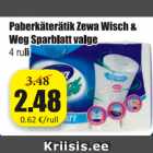 Paberkäteräätik Zewa Wisch & Weg Sparblatt valge