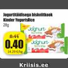 Allahindlus - Jogurtitäidisega biskviitkook Kinder Yogurtslice 28 g
