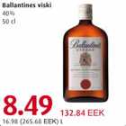 Allahindlus - Ballantines viski