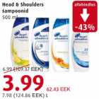 Allahindlus - Head&Shoulders šampoonid