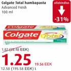 Allahindlus - Colgate Total hambapasta