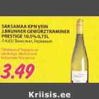 SAKSAMAA KPN VEIN J.BRUNNER GEWURZTRAMINER
PRESTIGE 10,5% 0,75L