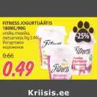 Allahindlus - FITNESS JOGURTIJÄÄTIS 180ML/90G