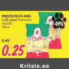 PRESTO PASTA 400G Fusilli spiraal, Penne toru