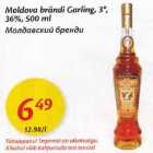 Allahindlus - Moldova brändi Gаrling З*, 36%, 500 ml