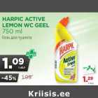 Allahindlus - HARPIC ACTIVE
LEMON WC GEEL
750 ml