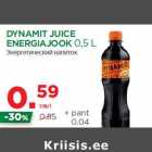 Allahindlus - DYNAMIT JUICE
ENERGIAJOOK 0,5 L