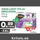 Allahindlus - WASA LIGHT 7VILJA
NÄKILEIVAD
110 g