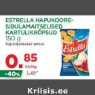 Allahindlus - ESTRELLA HAPUKOORESIBULAMAITSELISED
KARTULIKRÕPSUD
150 g