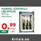 Allahindlus - MARWEL VÜRTSIKILU
LIBLIKFILEE
100 g