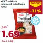 Vici Traditional
pelmeenid veiselihaga
400 g