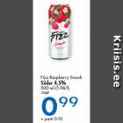 Fizz Raspberry Smash
Siider 4,5%
500 ml