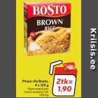 Allahindlus - Pruun riis Bosto,
4 x 125 g