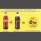 Магазин:Maxima,Скидка:Прохладительный напиток Coca-Cola + Coca-Cola Zero