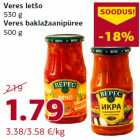 Veres letšo
530 g
Veres baklažaanipüree
500 g
