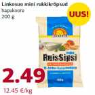 Allahindlus - Linkosuo mini rukkikrõpsud