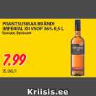 PRANTSUSMAA BRÄNDI
IMPERIAL XII VSOP 
