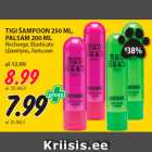 Allahindlus - TIGI ŠAMPOON 250 ML,
PALSAM 200 ML