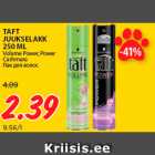 TAFT
JUUKSELAKK
250 ML
