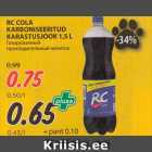 Allahindlus - RC COLA
KARBONISEERITUD
KARASTUSJOOK 1,5 L