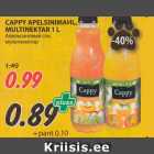 CAPPY APELSINIMAHL,
MULTINEKTAR 1 L