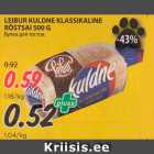 LEIBUR KULDNE KLASSIKALINE
RÖSTSAI 500 G