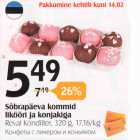 Магазин:Selver,Скидка:Конфеты с ликёром и коньяком