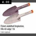 Fiskars aiakühvel Inspiration, lilla või valge 1tk