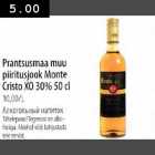 Prantsusmaa muu piiritusjook Monte Cristo XO 30% 50cl