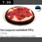 Pere toorjuustu vaarikakook 900g