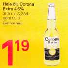 Allahindlus - Hele õlu Corona Extra 