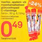 Магазин:Selver,Скидка:Глюкоза в таблетках с витамином С