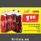 Allahindlus - Coca-Cola karastusjook,
2 x 2 l, zip-pakk*