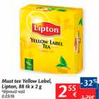 Must tee Yellow Label, Lipton