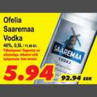Allahindlus - Ofelia Saaremaa Vodka