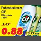 Puhastuskreem CIF