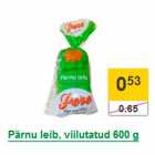 Pärnu leib, viilutatud 600 g