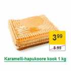 Karamelli-hapukoore kook 1 kg