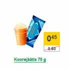 Koorejäätis 70 g