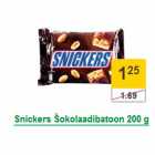 Snickers Šokolaadibatoon 200 g