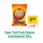Allahindlus - Fazer Tutti Frutti Original kummikommid 160 g