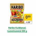 Allahindlus - Haribo Kuldkarud, kummikommid 200 g