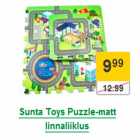 Sunta Toys Puzzle-matt linnaliiklus