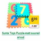 Sunta Toys Puzzle-matt suured arvud