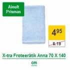 X-tra Froteerätik Anna 70 X 140 cm