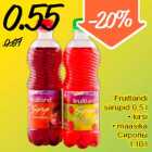Allahindlus - Fruitlandi
siirupid 0,5 l