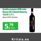 Itaalia punane KPN vein
Bonacchi Chianti Riserva