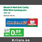 Blend-A-Med Anti Cavity
Mild Mint hambapasta
100 ml