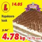 Hapukoorekook