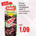 Dimes punase viinamarja mahl  ll